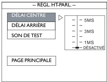 THOMSON DTH 900 - Réglage des enceintes - 1