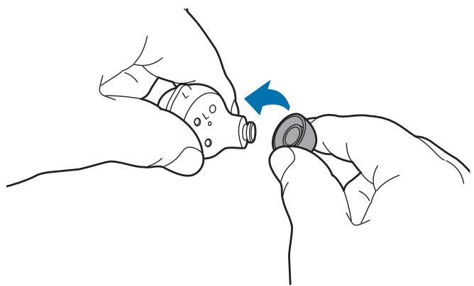SAMSUNG Buds FESM-R400N - Fixer un embout sur la mini-oreillette - 3