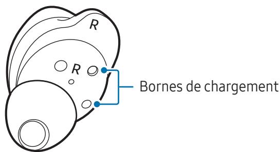SAMSUNG Buds FESM-R400N - Nettoyer les bornes de chargement - 1
