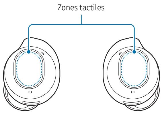 SAMSUNG Buds FESM-R400N - Utiliser les commandes tactiles des mini-oreillettes - 1