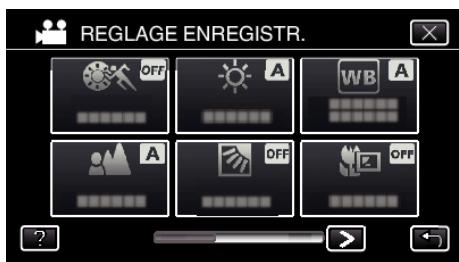 JVC GZ-E300 - Régler la compensation de contre-jour - 5