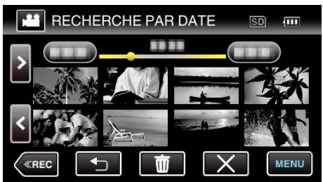 JVC GZ-E300 - Rechercher une photo spécifique par date - 5