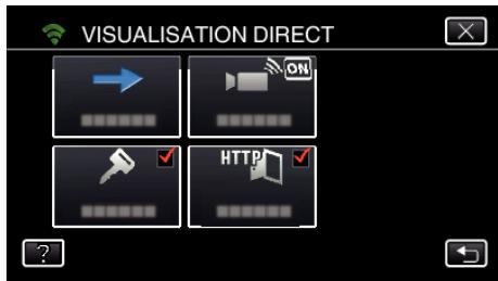JVC GZ-E300 - Régler la propriété obligatoire du groupe (VISUALISATION DIRECT) - 4