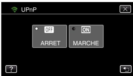 JVC GZ-E300 - Régler l'upnp de cette caméra (visualisation EXT.) - 5