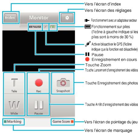 JVC GZ-E300 - Fonctionnement des applications du téléphone intelligent - 2