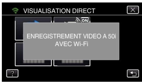 JVC GZ-E300 - Se connecter en saisissant le mot de passe wi-fi. - 5