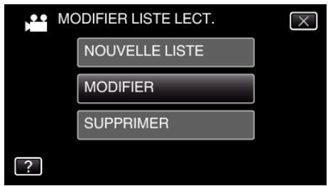 JVC GZ-E300 - Éditer des listes de lecture - 6
