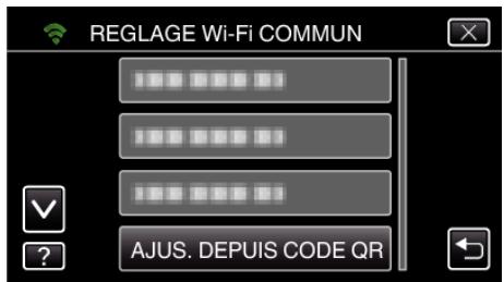 JVC GZ-E300 - Affichez l'écran pour dire le code QR. - 5