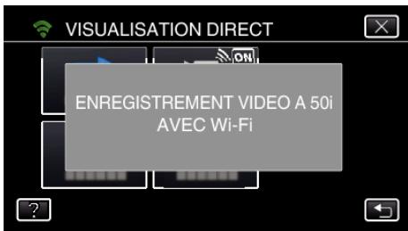 JVC GZ-E300 - Se connecter en saisissant le mot de passe wi-fi. - 5