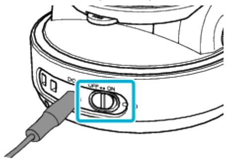 JVC GZ-E300 - Régler la lampe sur le socle panoramique. - 2