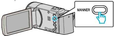 JVC GZ-E300 - Utiliser le mode silencieux - 1