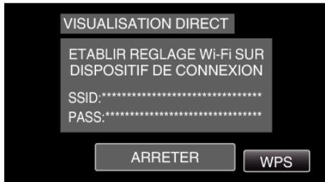 JVC GZ-E300 - Se connecter par le wi-fi protected setup (WPS) - 6