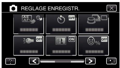 JVC GZ-E300 - Utilisation du retardateur à détention de visages - 5