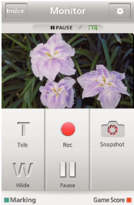 JVC GZ-E300 - Opération sur le téléphone intelligent - 4