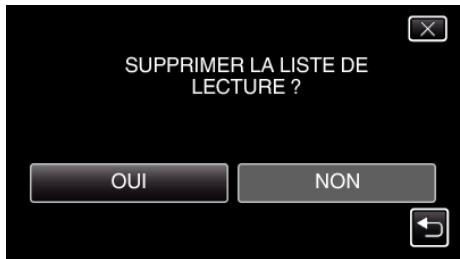 JVC GZ-E300 - Supprimer des listes de lecture - 8
