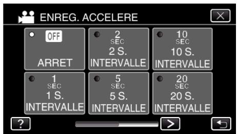JVC GZ-E300 - Enregistrer par intervalles (ENREG. ACCELERERE) - 5