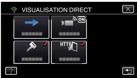 JVC GZ-E300 - Se connecter par le wi-fi protected setup (WPS) - 4
