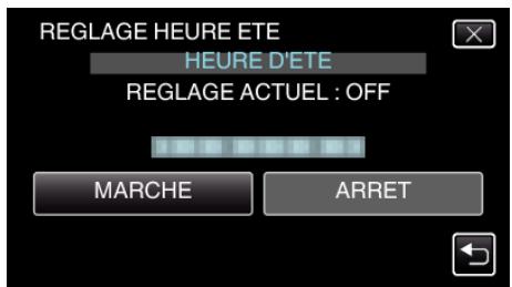 JVC GZ-E300 - Régler l'heure d'été - 5