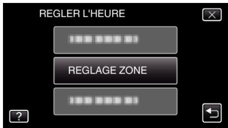 JVC GZ-E300 - Régler l'horloge à l'heure locale lors de vos voyages - 4
