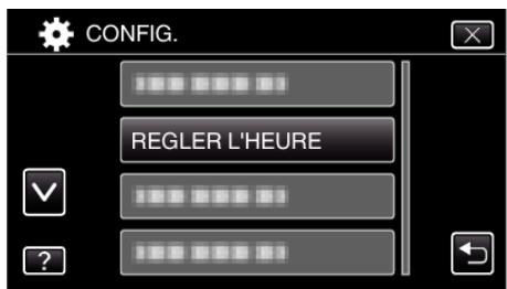 JVC GZ-E300 - Réinitialiser l'horloge - 3