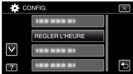 JVC GZ-E300 - Régler l'horloge à l'heure locale lors de vos voyages - 3