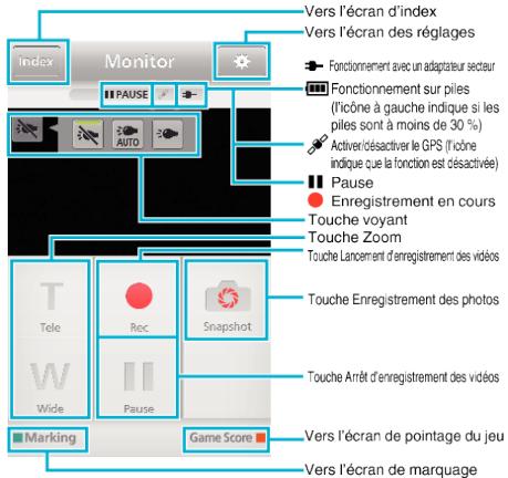 JVC GZ-E300 - Fonctionnement des applications du téléphone intelligent - 3