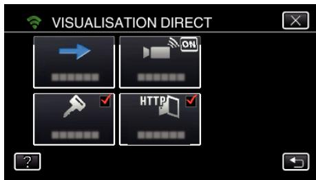 JVC GZ-E300 - Régler le mot de passe (VISUALISATION DIRECT) - 4