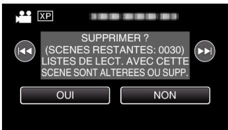JVC GZ-E300 - Appuyez sur "OUI". - 1