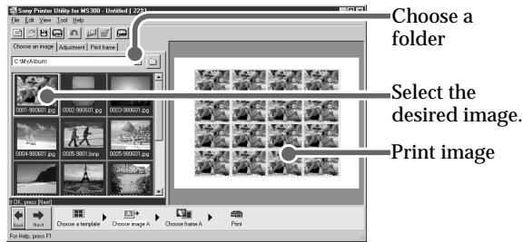 SONY DPP-MS300/MS300E - Making a sticker - 3