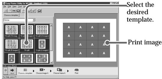 SONY DPP-MS300/MS300E - Making a sticker - 2