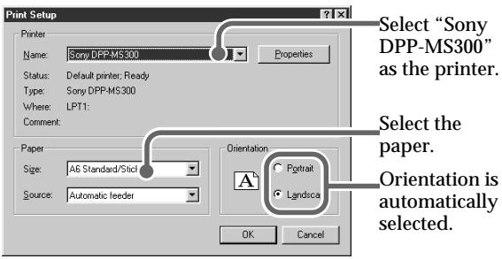 SONY DPP-MS300/MS300E - Notes - 2