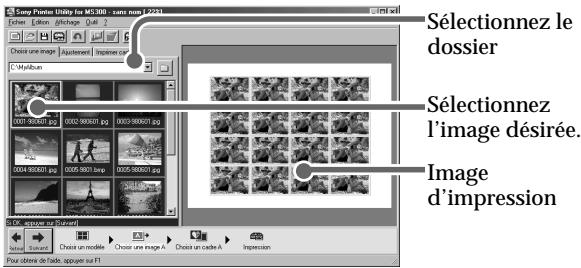 SONY DPP-MS300/MS300E - Création d'une étiquette - 2