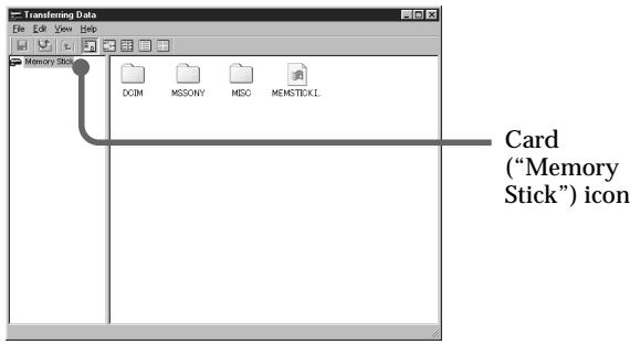 SONY DPP-MS300/MS300E - Transferring the images of "Memory Stick" or PC card to your PC hard disk - 2