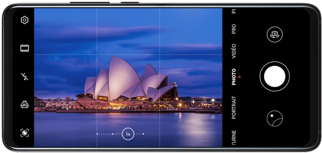HUAWEI P40 - Utiliser la grille de composition pour composer vos photos - 1
