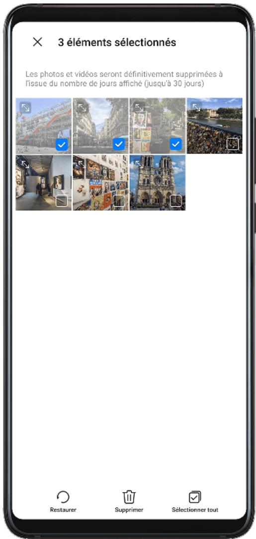HUAWEI P40 - Récapituler des photos et des vidéos supprimées - 1