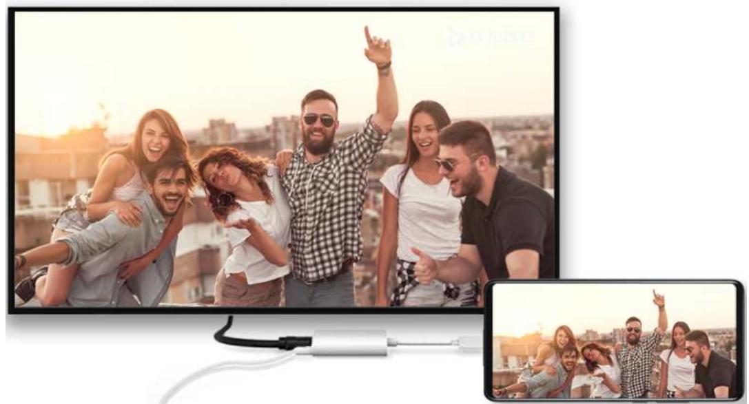 HUAWEI P40 - Projection via une station d'accueil - 2