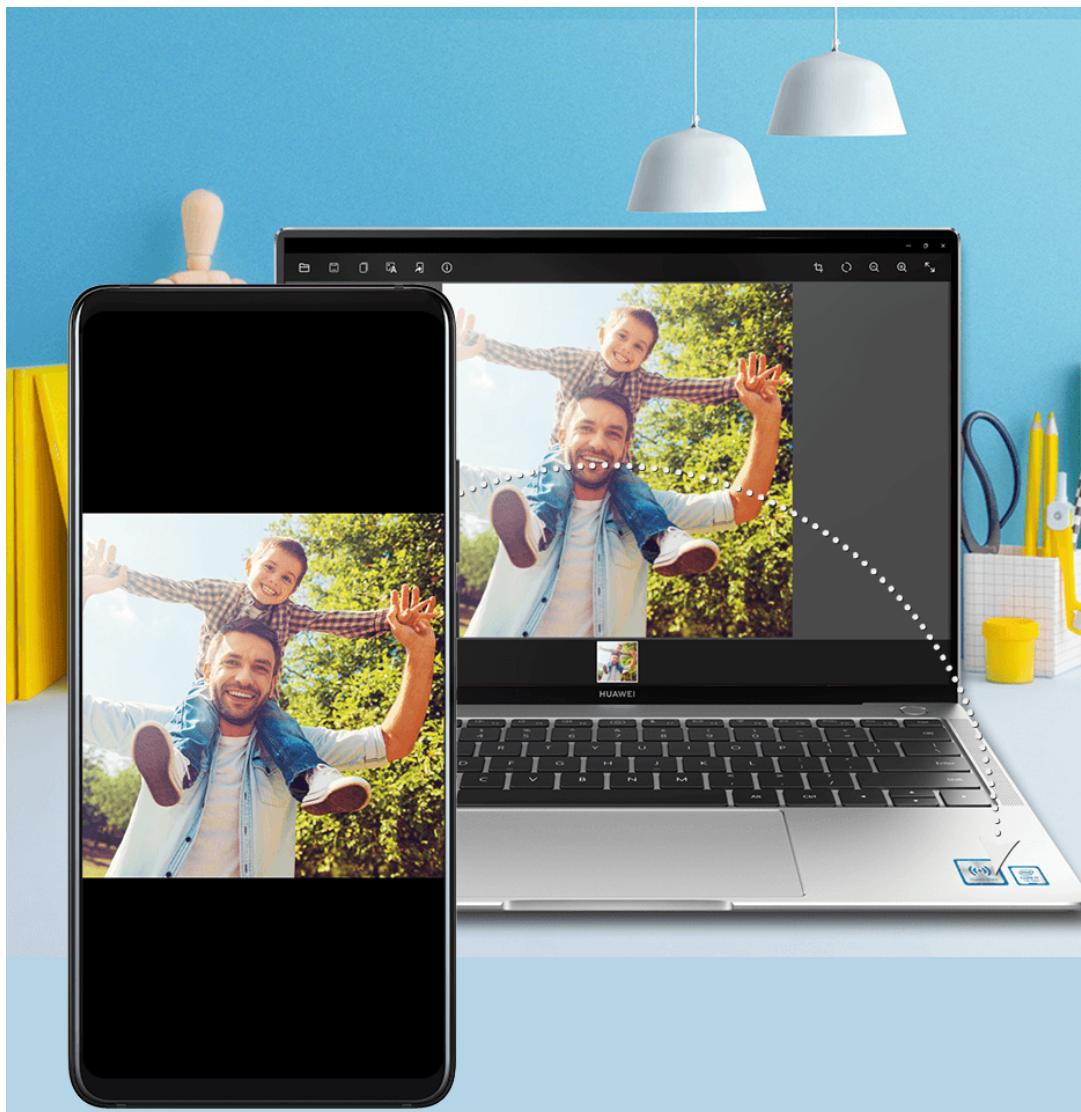 HUAWEI P40 - Transférer des fichiers entre l'appareil et l'ordinateur en une touche - 1