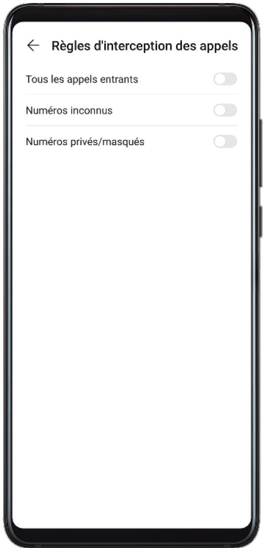 HUAWEI P40 - Filtrer les appels spam - 1