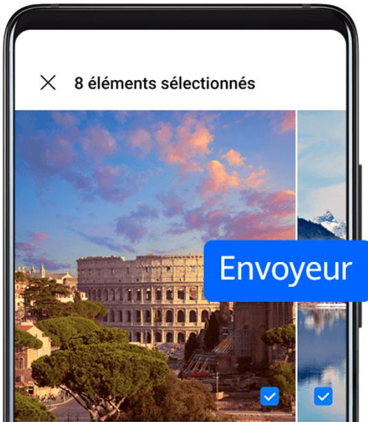 HUAWEI P40 - Transférer rapidement des fichiers entre vos appareils via huawei share - 1