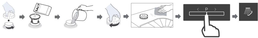 PROLINE TDW4316SL - Filling with salt - 1