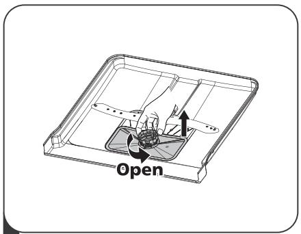 PROLINE TDW4316SL - Het filtersystem reinigen - 1