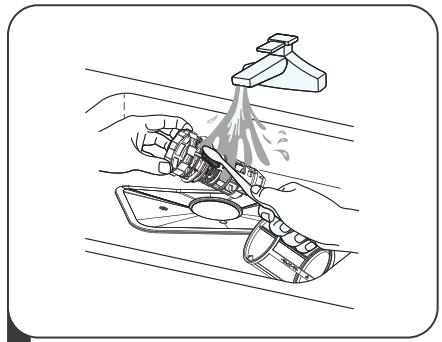 PROLINE TDW4316SL - Het filtersystem reinigen - 2