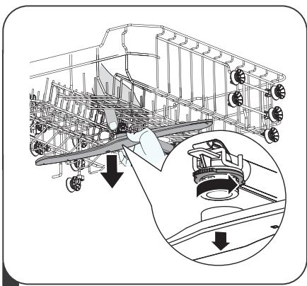 PROLINE TDW4316SL - Cleaning the spray arms - 1