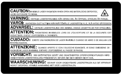HITACHI PDV332 - Avertissement : - 1