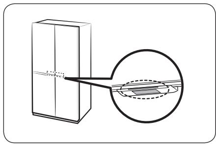 SAMSUNG RF65DG9HOESR - Fonction ouverture automatique de la porte (modèles applicables uniquement) - 1