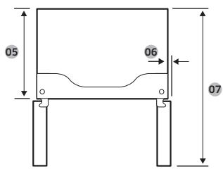 SAMSUNG RF65DG9HOESR - Dégagement - 4
