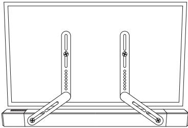 KLIPSCH BAR 40 - TV MOUNT MOUNTING - 1
