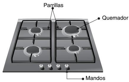 BOSCH 3422100762 - Así se presenta su placá de coccción: - 1