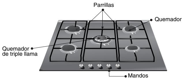 BOSCH 3422100762 - Así se presenta su placá de coccción: - 5
