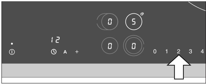 GAGGENAU CE 261-112 - Réglage de l'accélérateur automatique de montée en puissance - 2